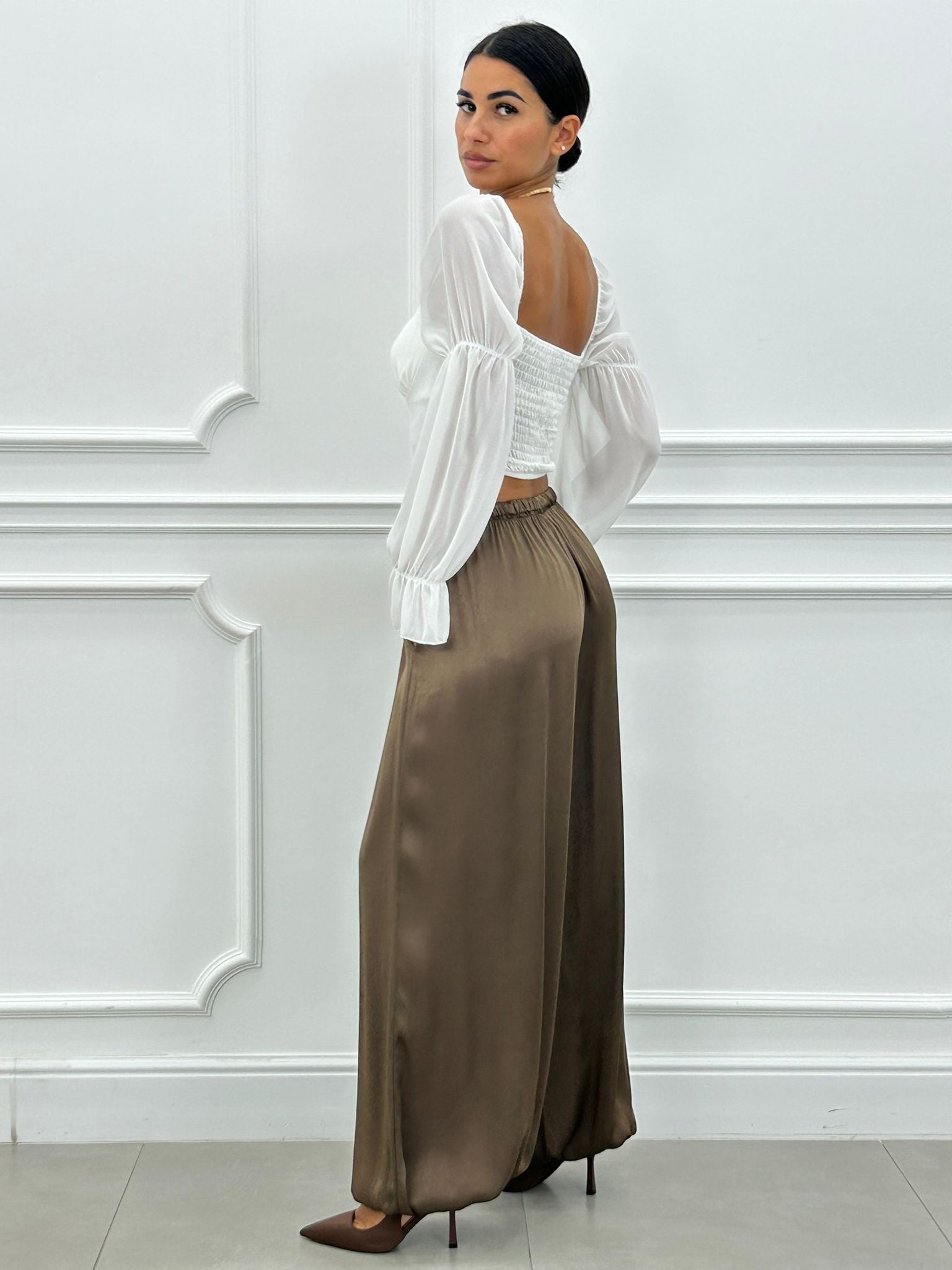 PANTALONI SATINATI AI26