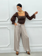 PANTALONI SATINATI AI26
