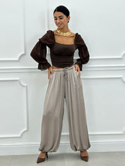 PANTALONI SATINATI AI26