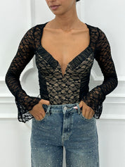BODYSUIT IN PIZZO AI26