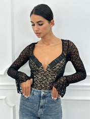 BODYSUIT IN PIZZO AI26