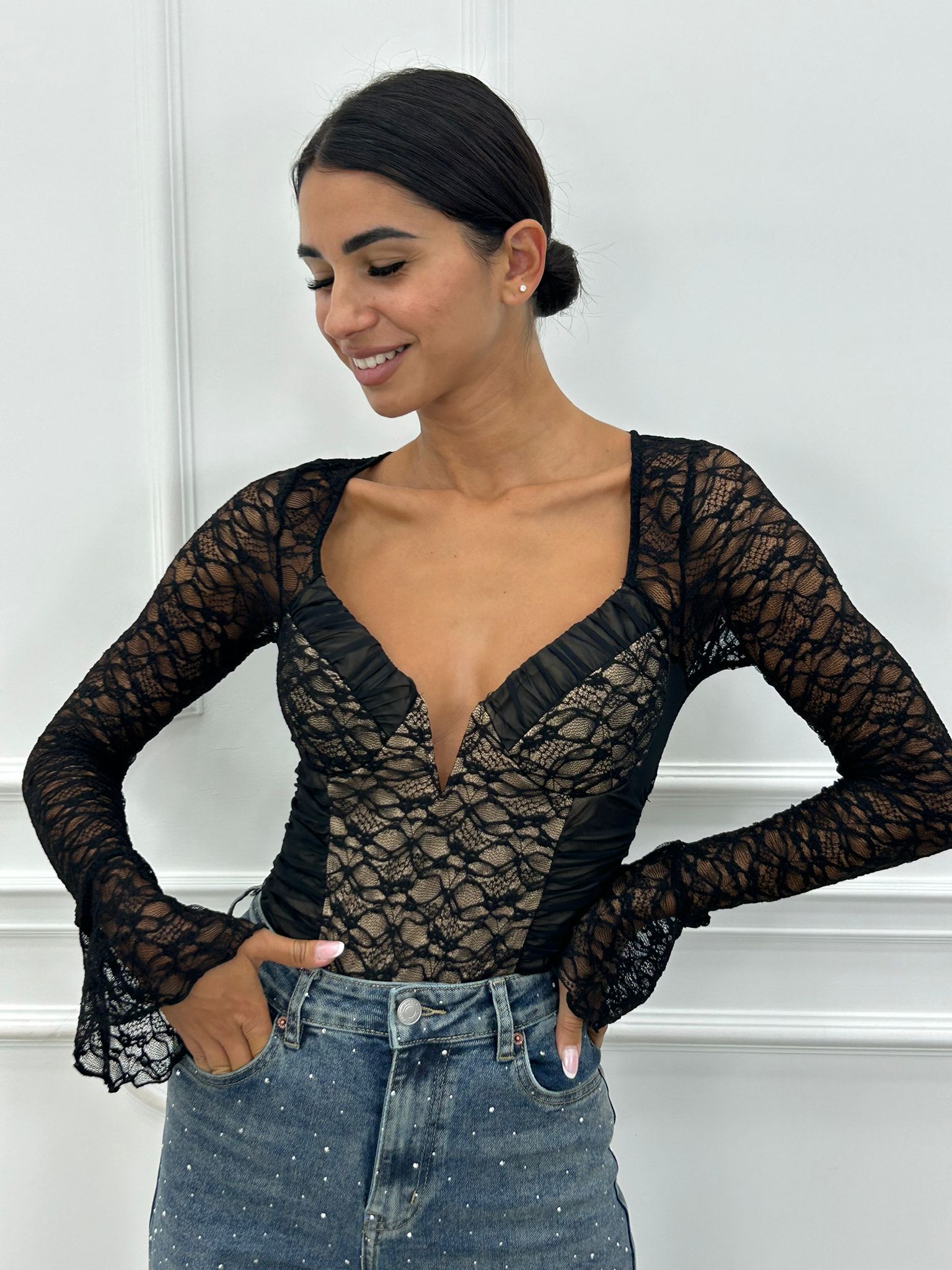 BODYSUIT IN PIZZO AI26