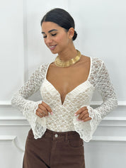 BODYSUIT IN PIZZO AI26