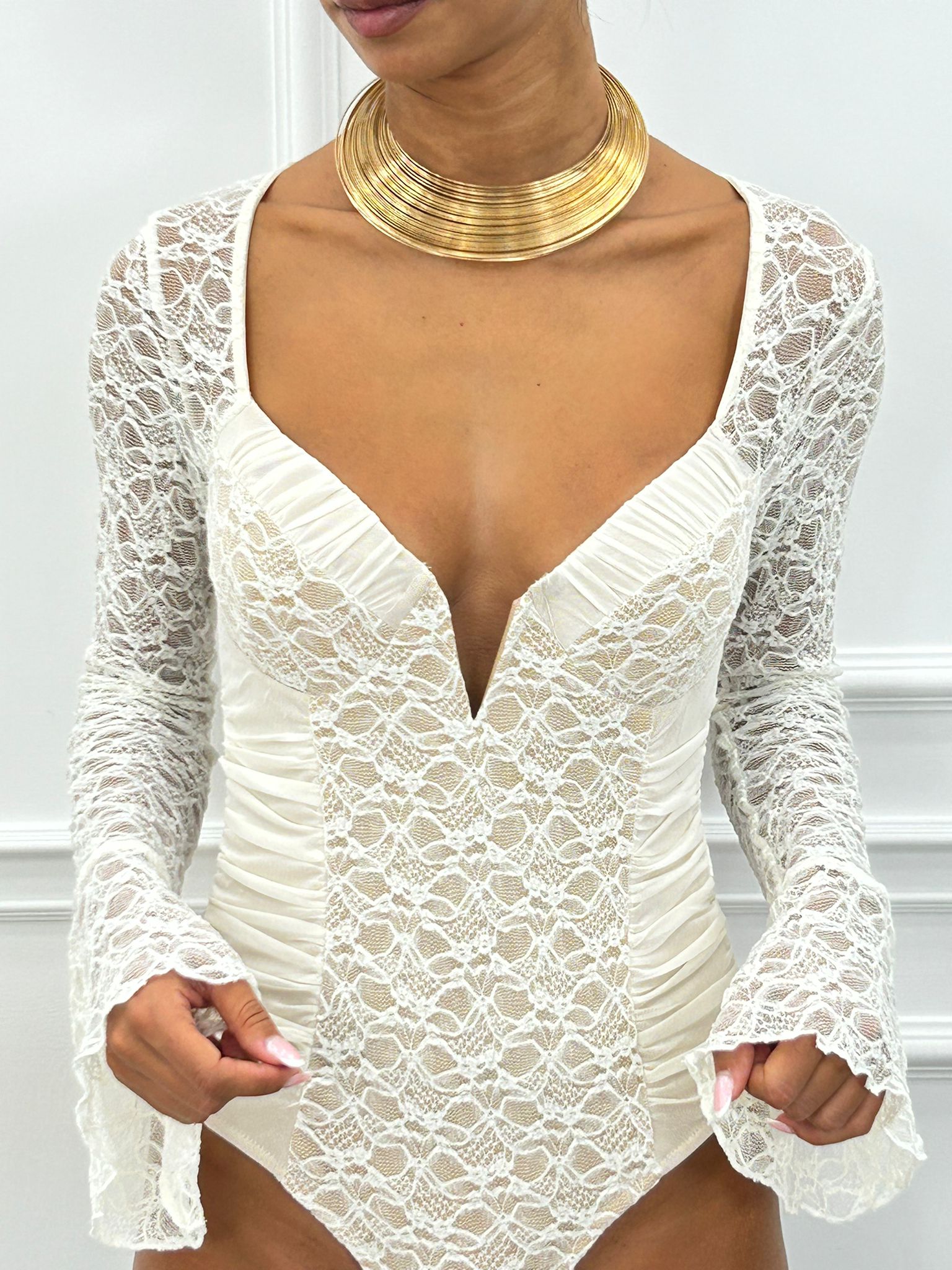 BODYSUIT IN PIZZO AI26