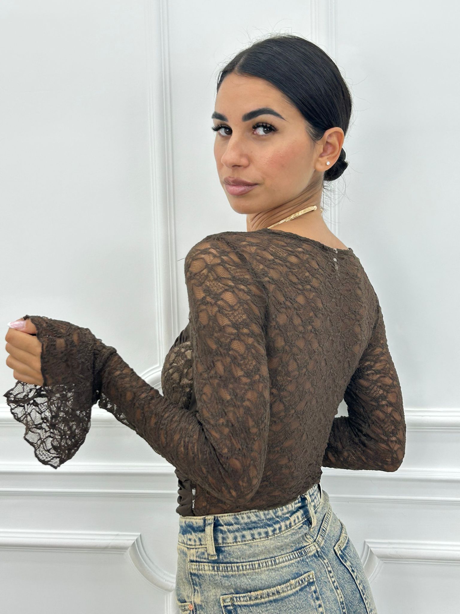 BODYSUIT IN PIZZO AI26