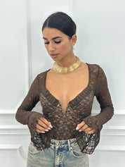 BODYSUIT IN PIZZO AI26