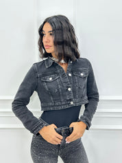 JACKET CROP DENIM AI26