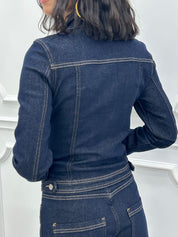 JACKET CROP RAW DENIM AI26
