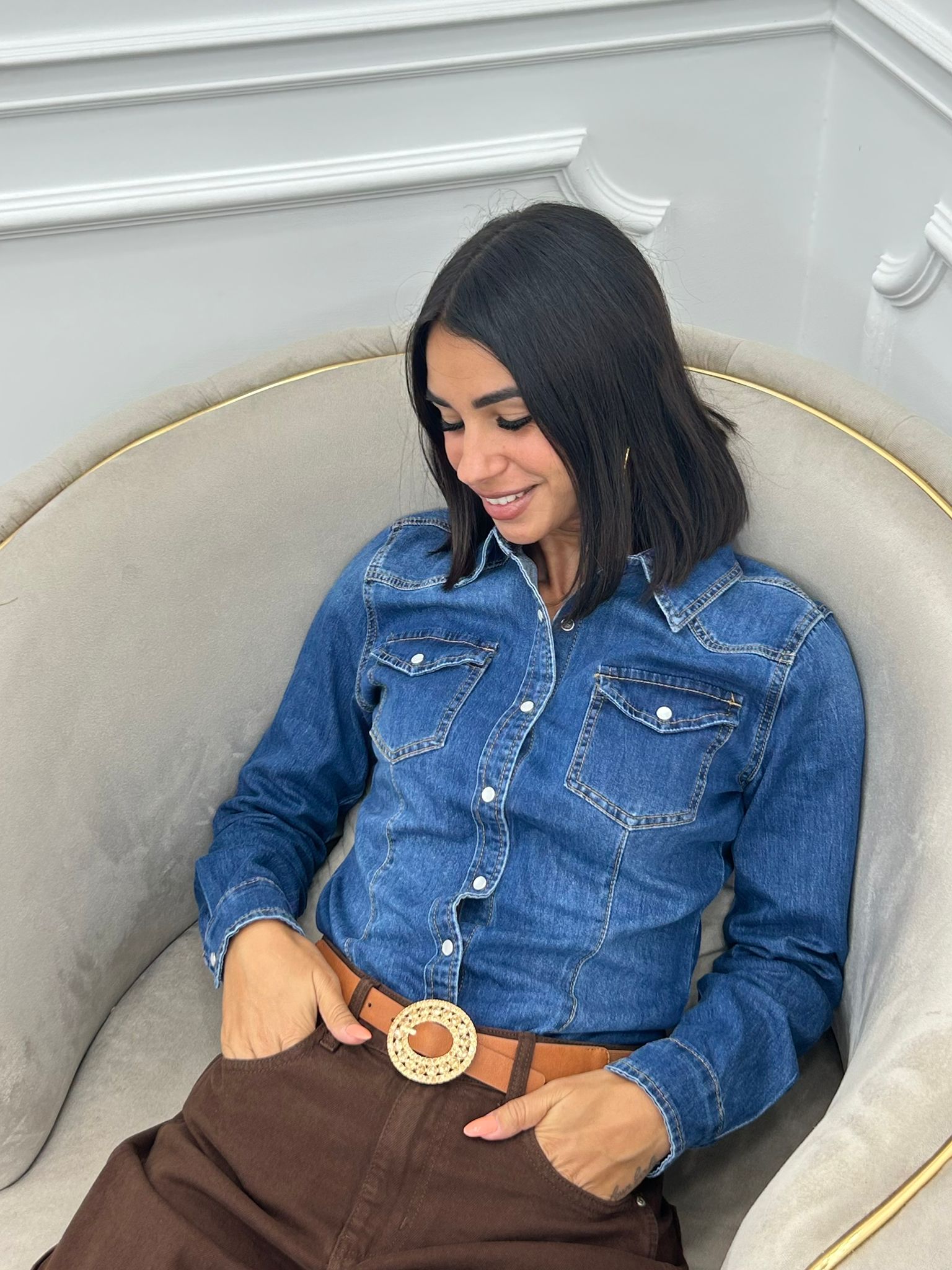 CAMICIA DENIM NEW AI26