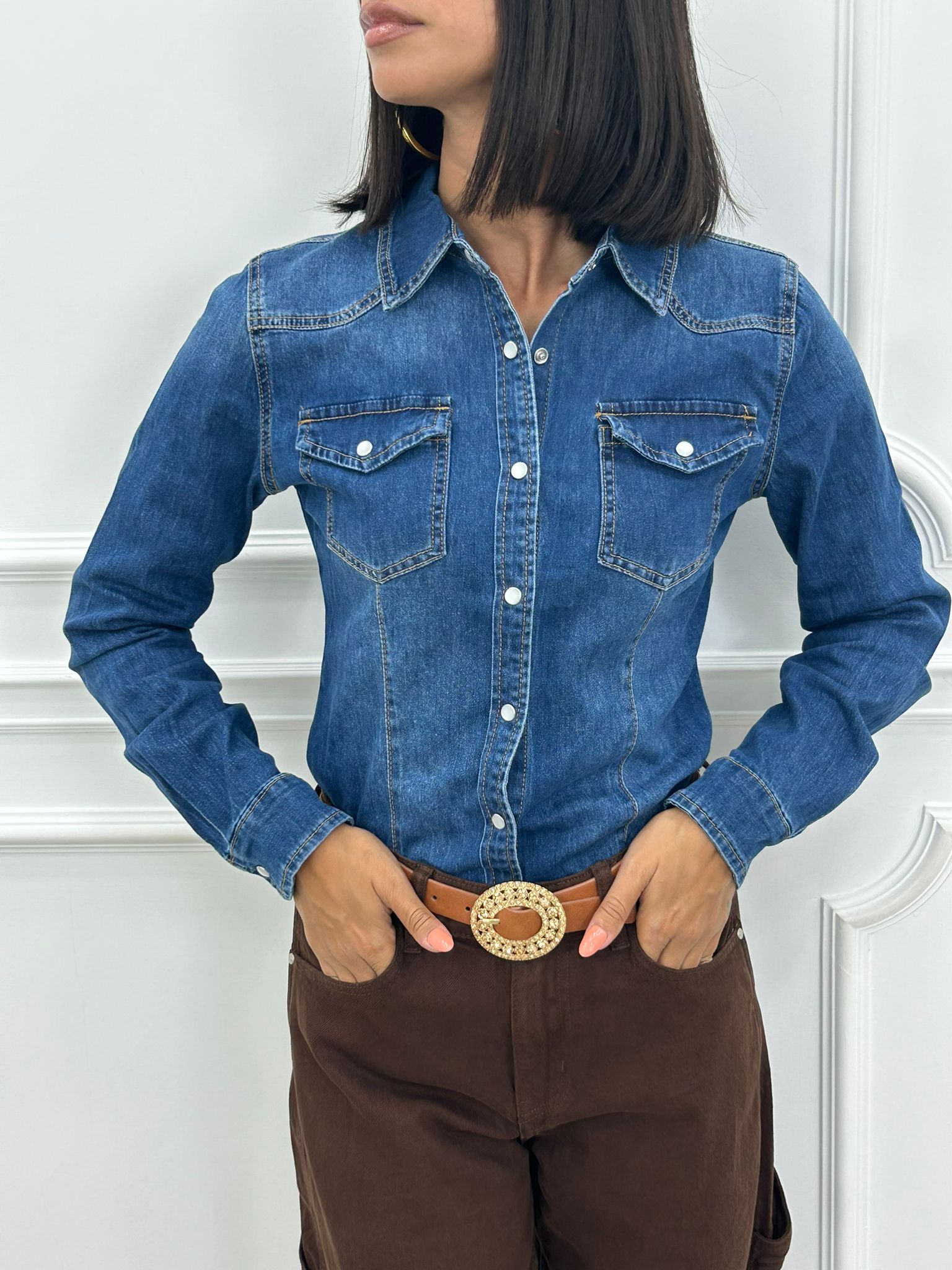 CAMICIA DENIM NEW AI26