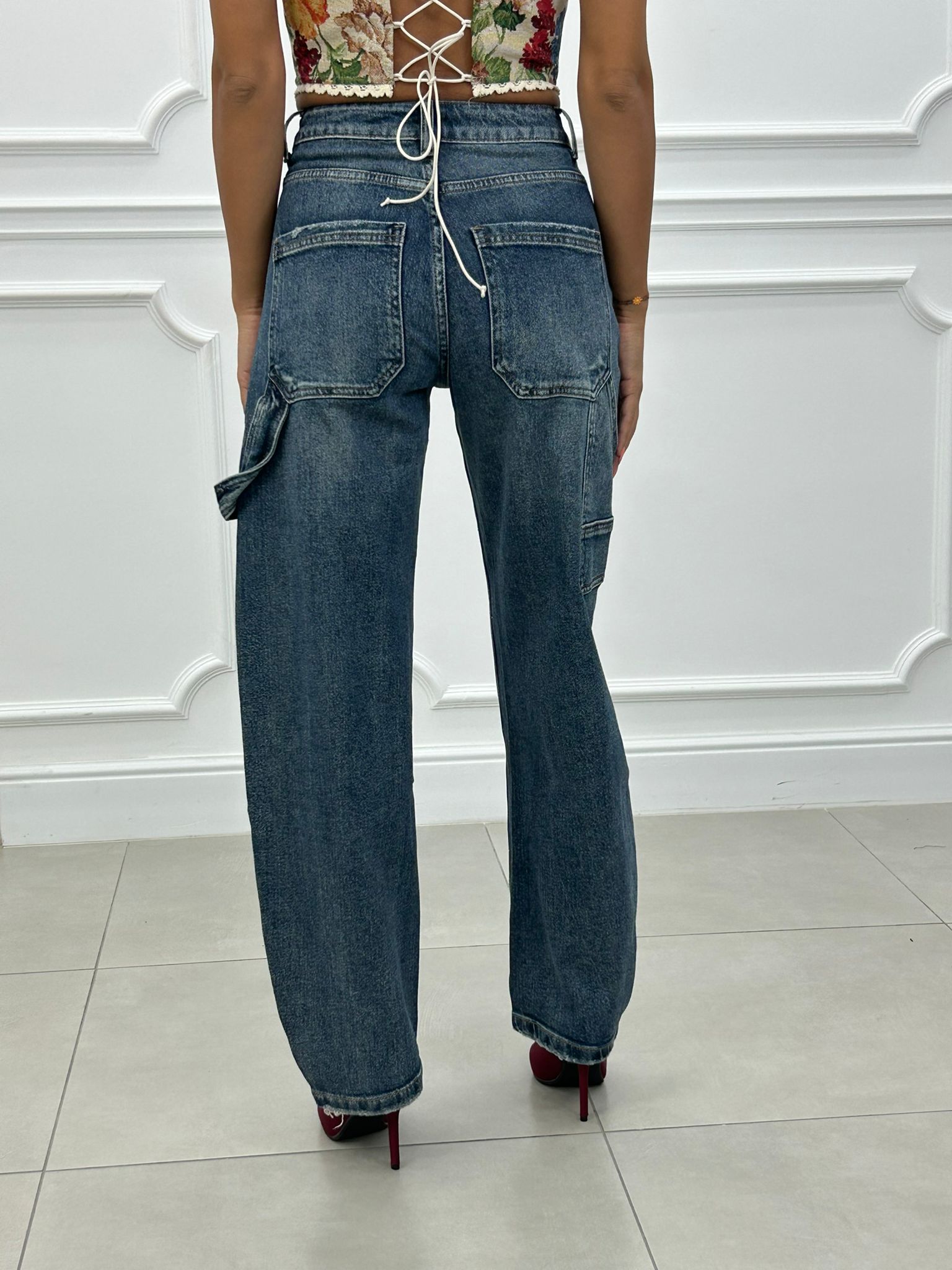 JEANS GLIMMER BALLOON NEW AI26