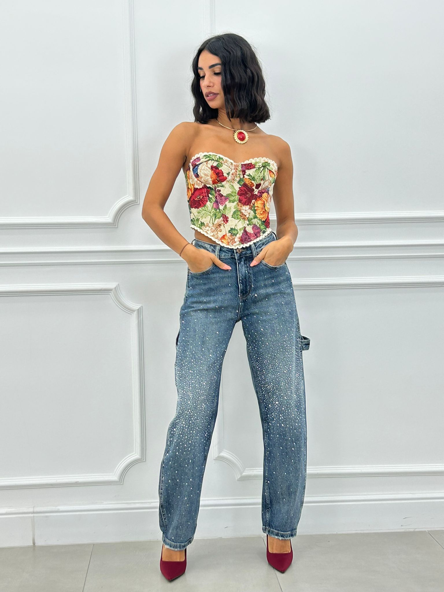 JEANS GLIMMER BALLOON NEW AI26