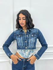 JACKET CROP DENIM NEW AI26
