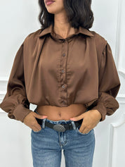 CAMICIA CROP GLEAM NEW AI26