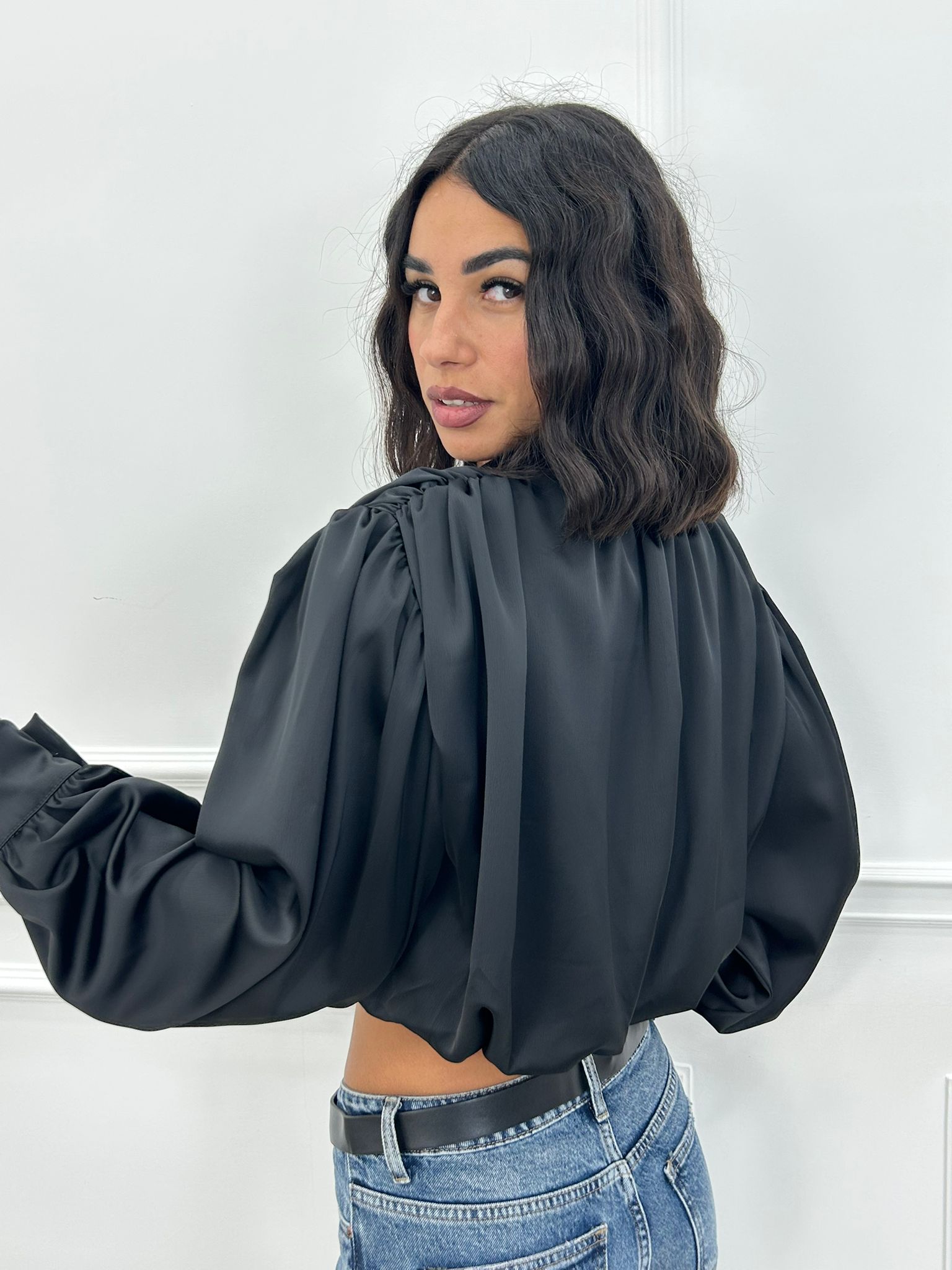 CAMICIA CROP GLEAM NEW AI26