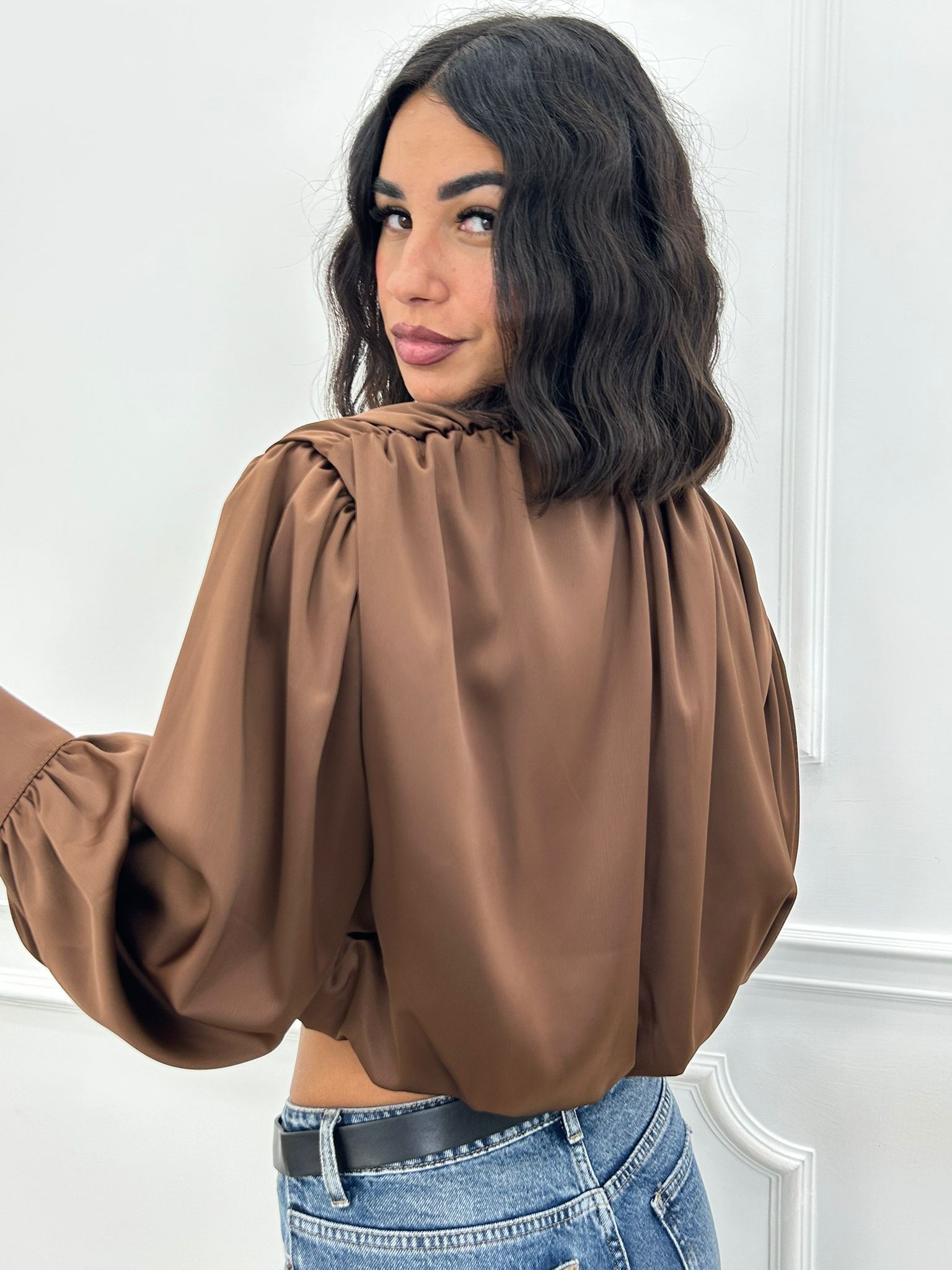 CAMICIA CROP GLEAM NEW AI26