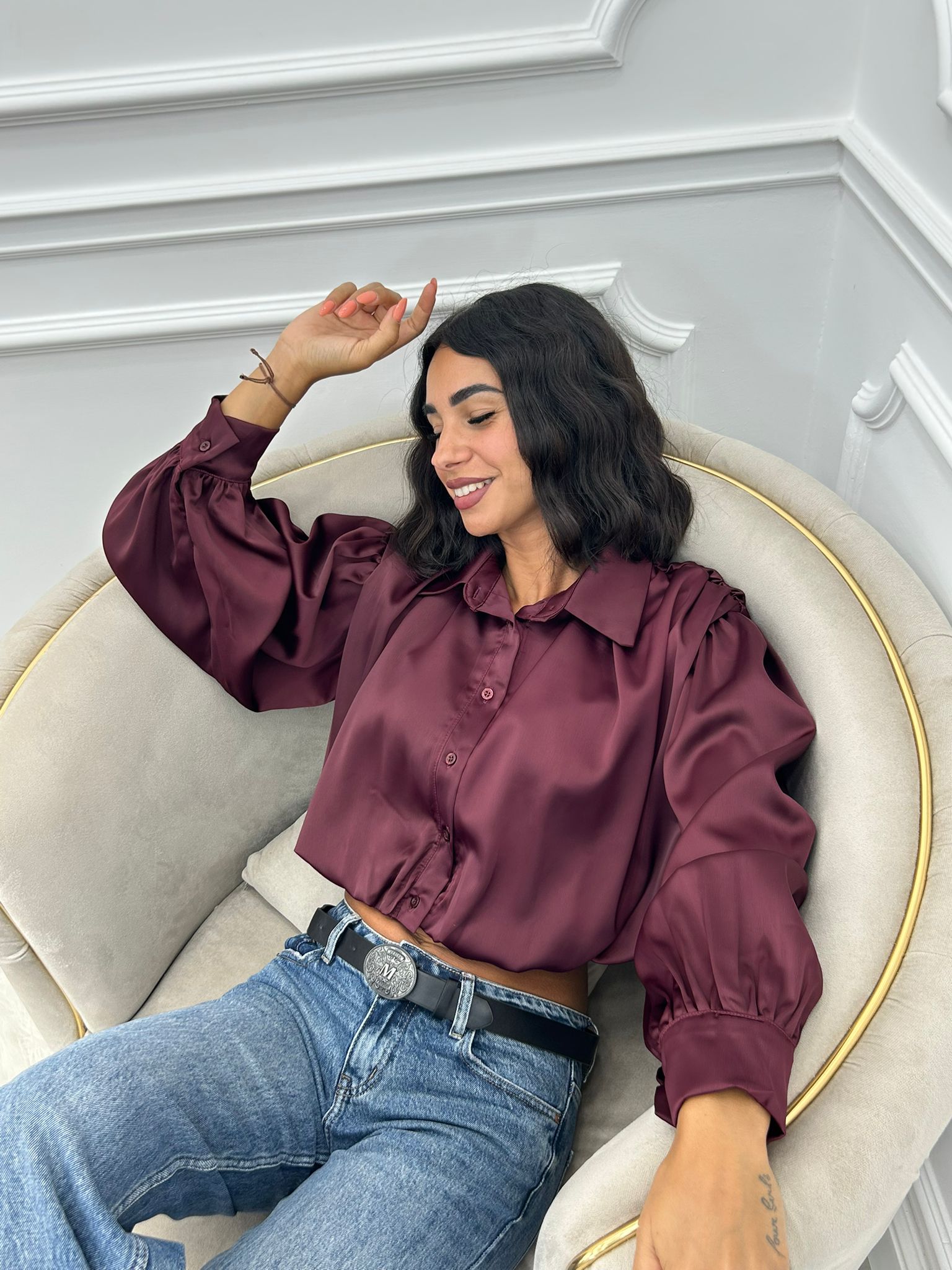 CAMICIA CROP GLEAM NEW AI26