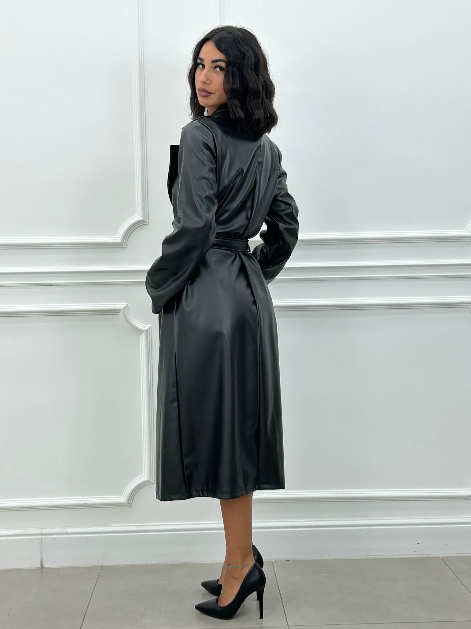 TRENCH LUNGO ECOPELLE NEW AI26