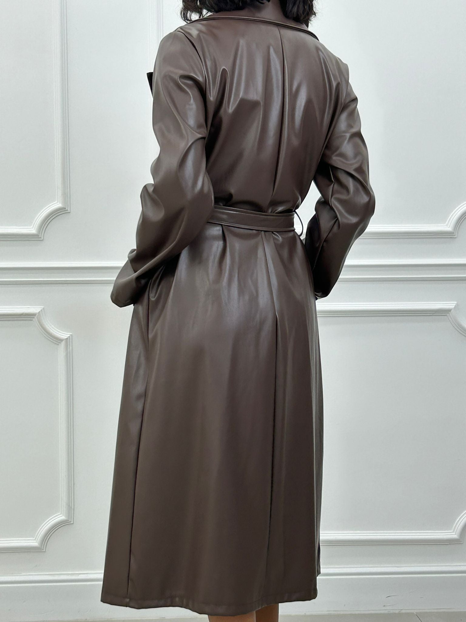 TRENCH LUNGO ECOPELLE NEW AI26