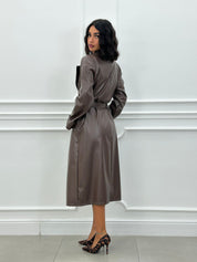 TRENCH LUNGO ECOPELLE NEW AI26