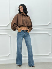 JEANS LOWFLARE CON CINTURA NEW AI26