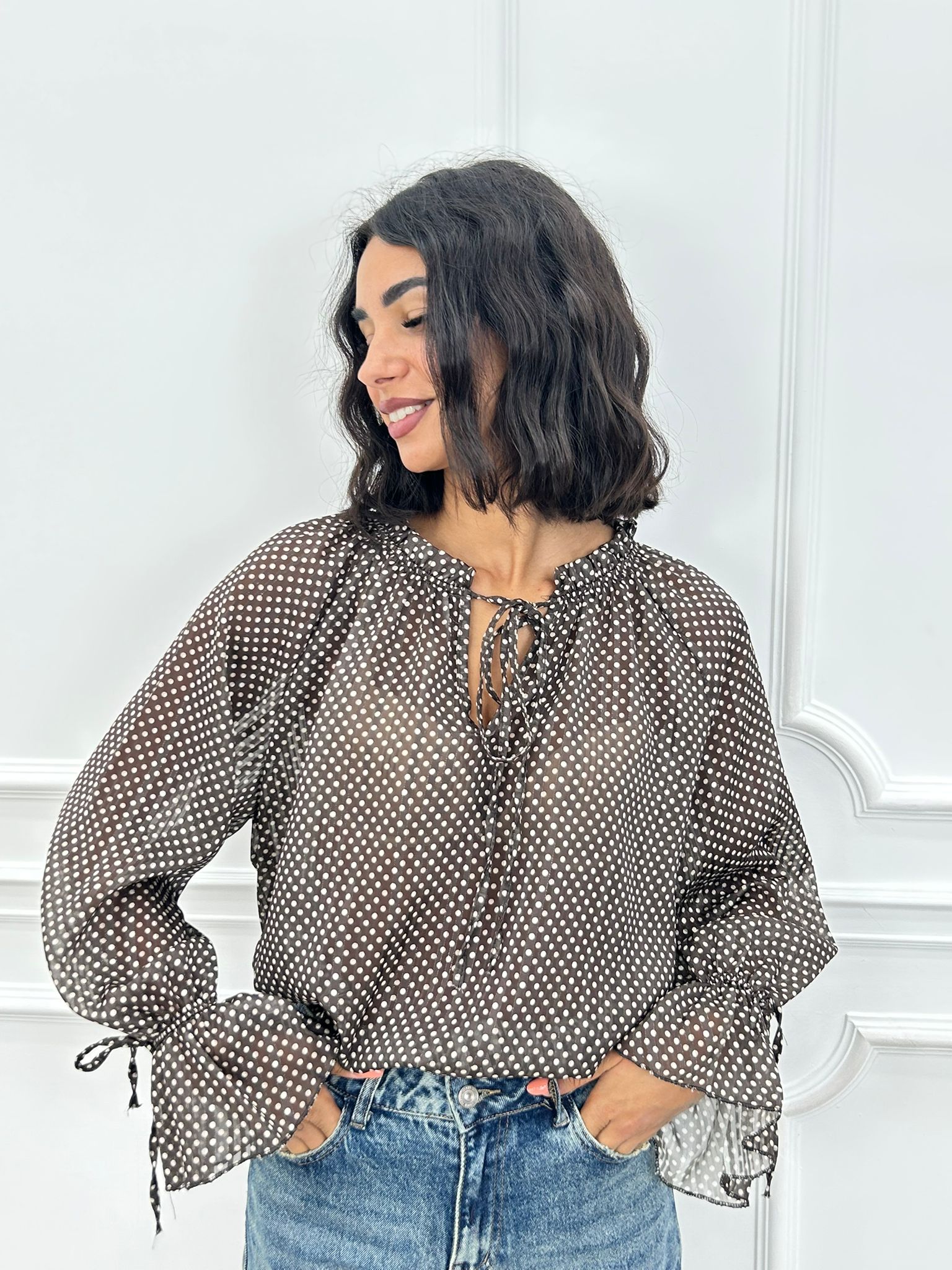 BLUSA LUREX-POIS NEW AI26