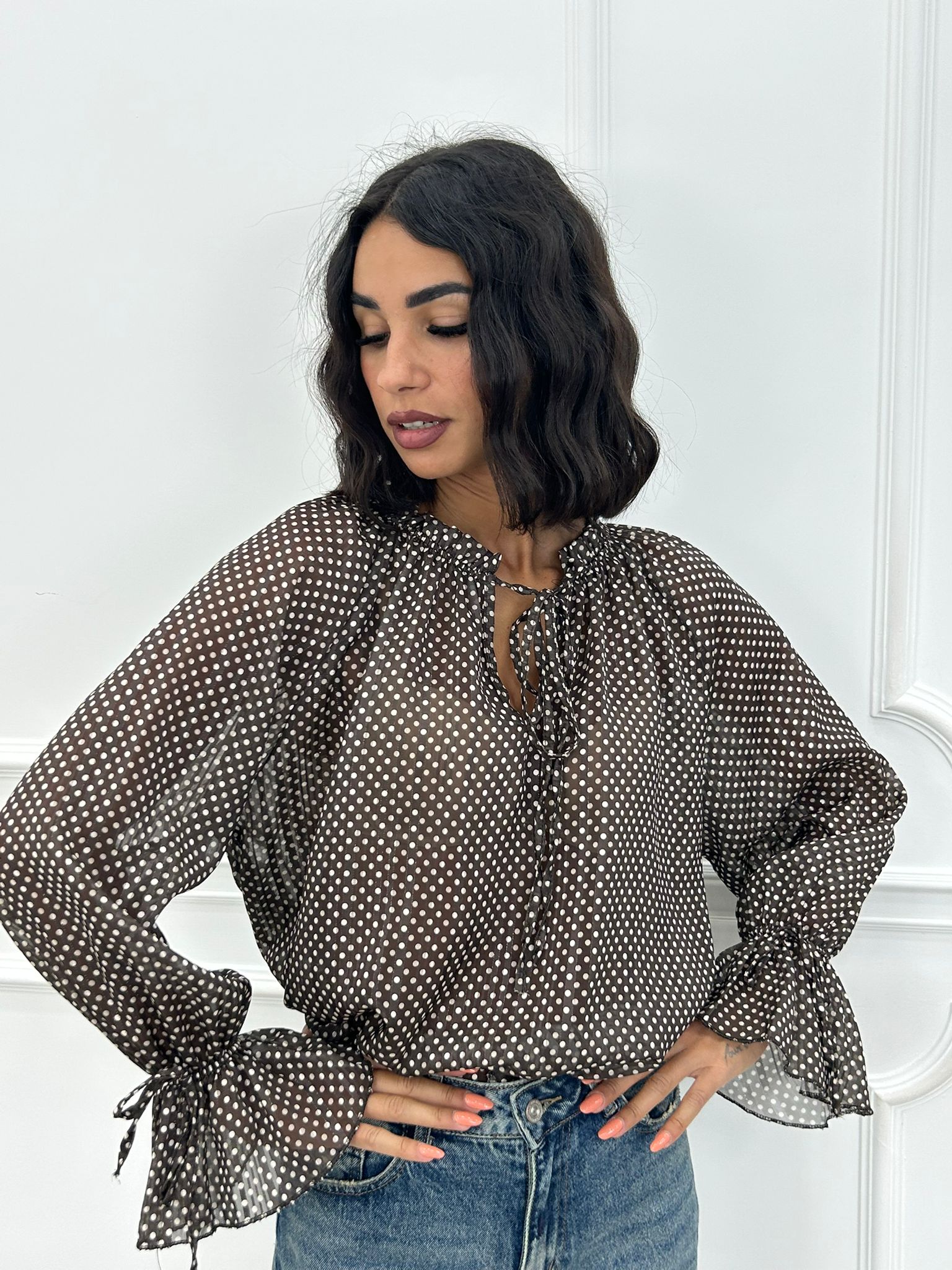 BLUSA LUREX-POIS NEW AI26