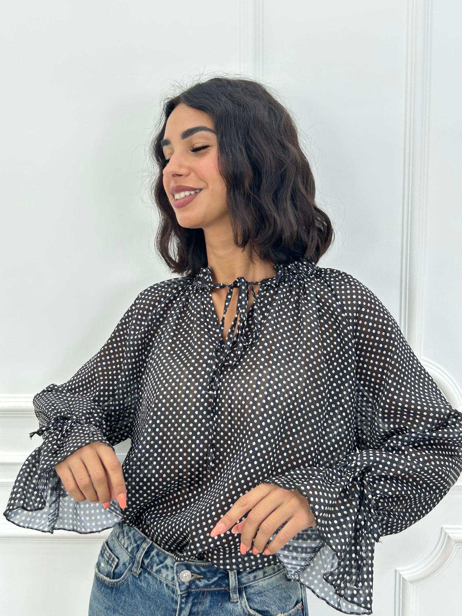 BLUSA LUREX-POIS NEW AI26