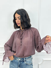 BLUSA LUREX-POIS NEW AI26