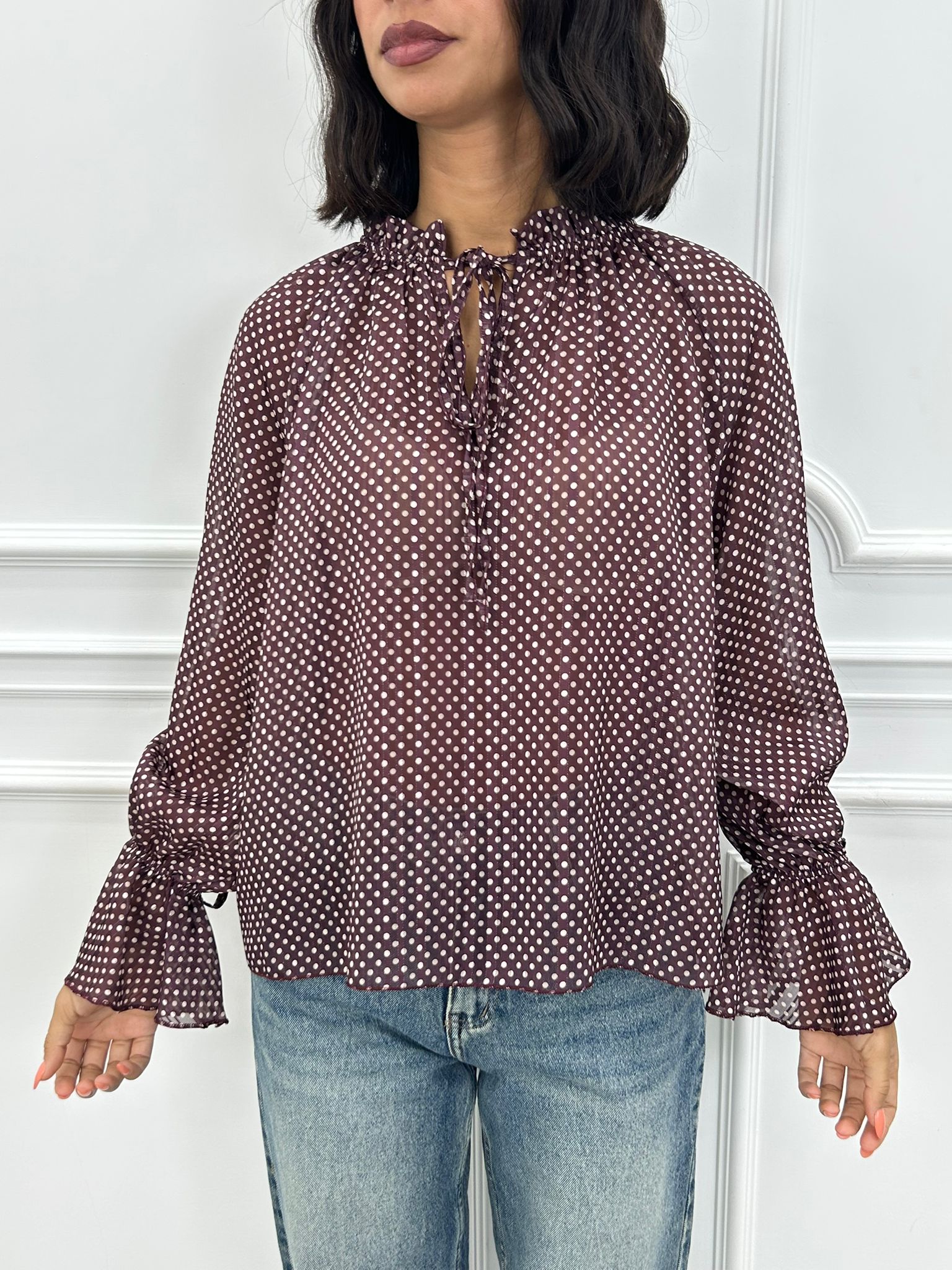 BLUSA LUREX-POIS NEW AI26