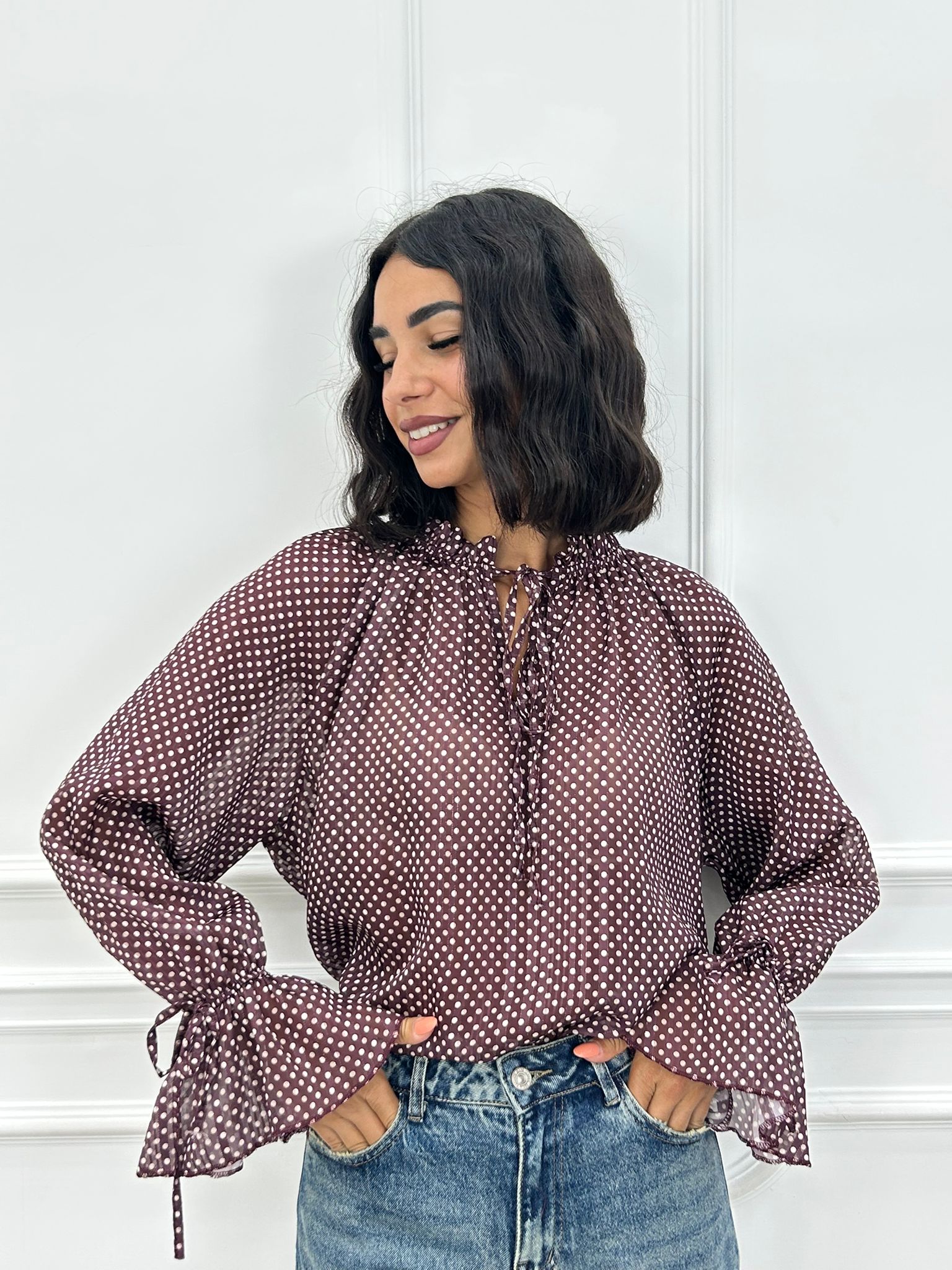 BLUSA LUREX-POIS NEW AI26