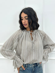 BLUSA LUREX-POIS NEW AI26