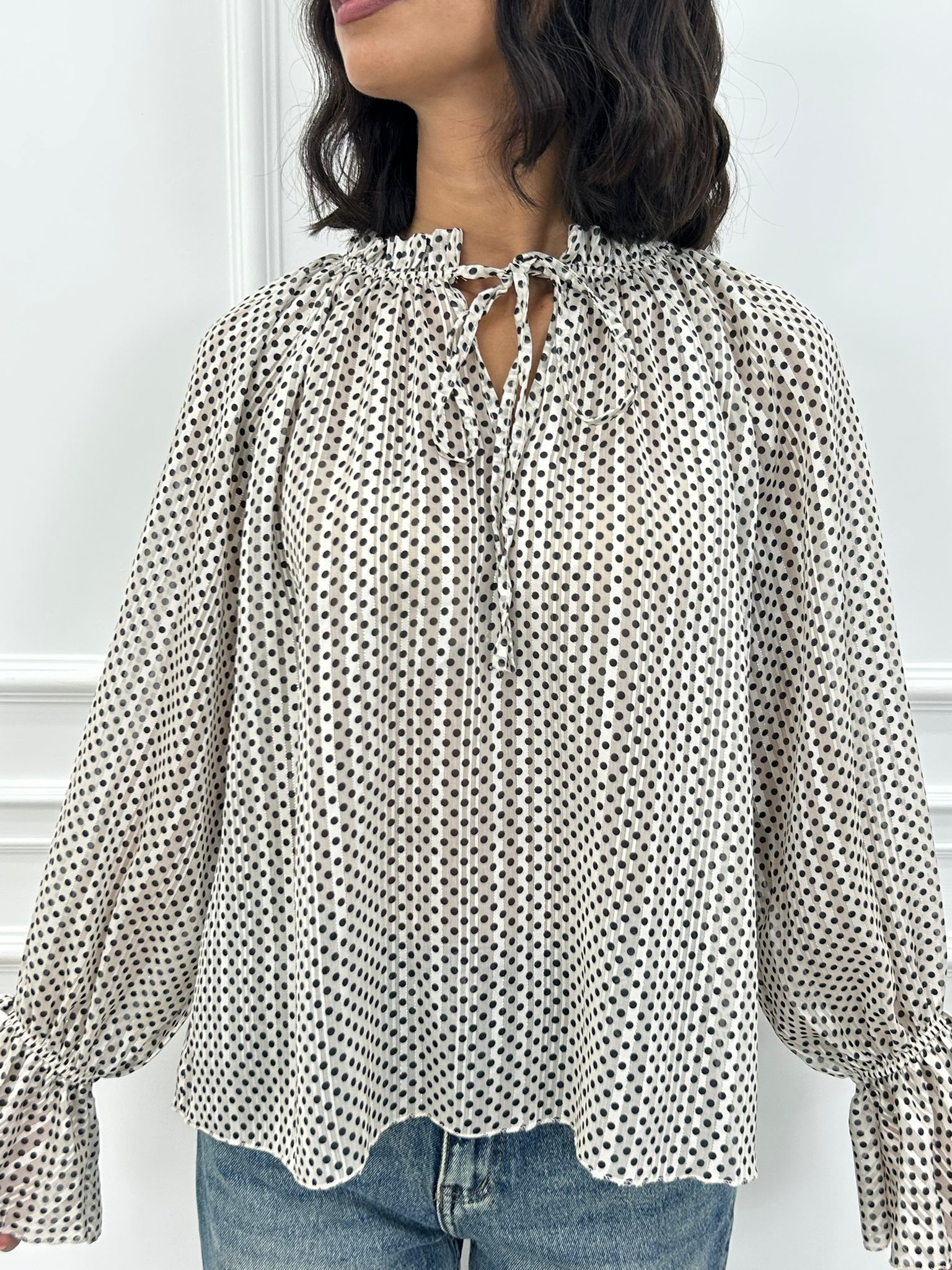 BLUSA LUREX-POIS NEW AI26