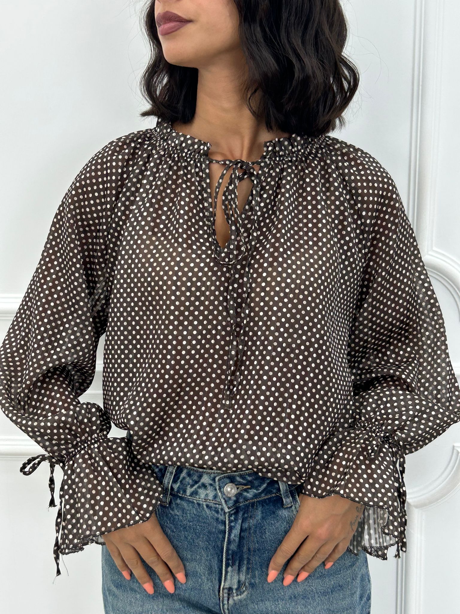 BLUSA LUREX-POIS NEW AI26