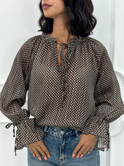 BLUSA LUREX-POIS NEW AI26