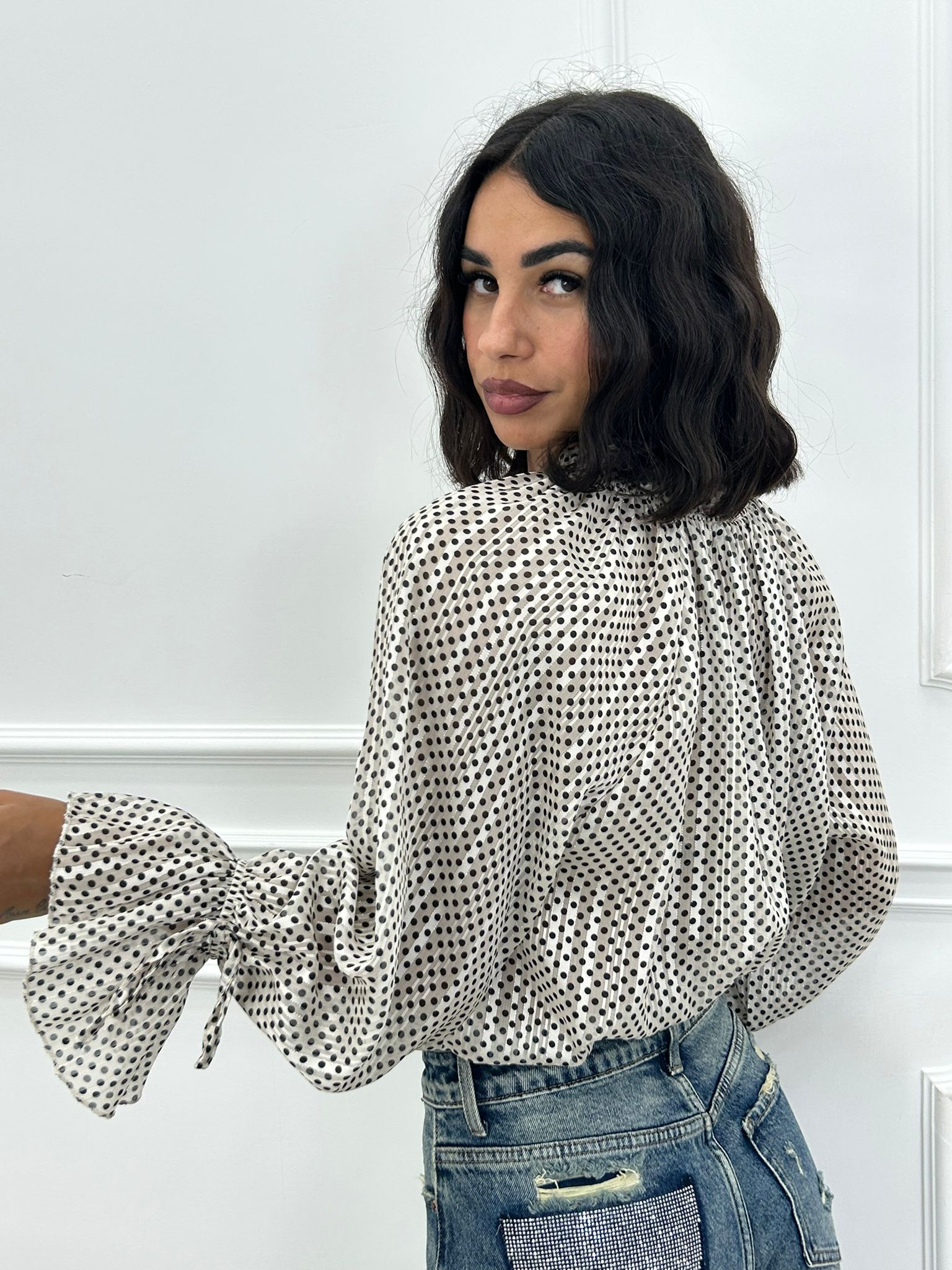 BLUSA LUREX-POIS NEW AI26