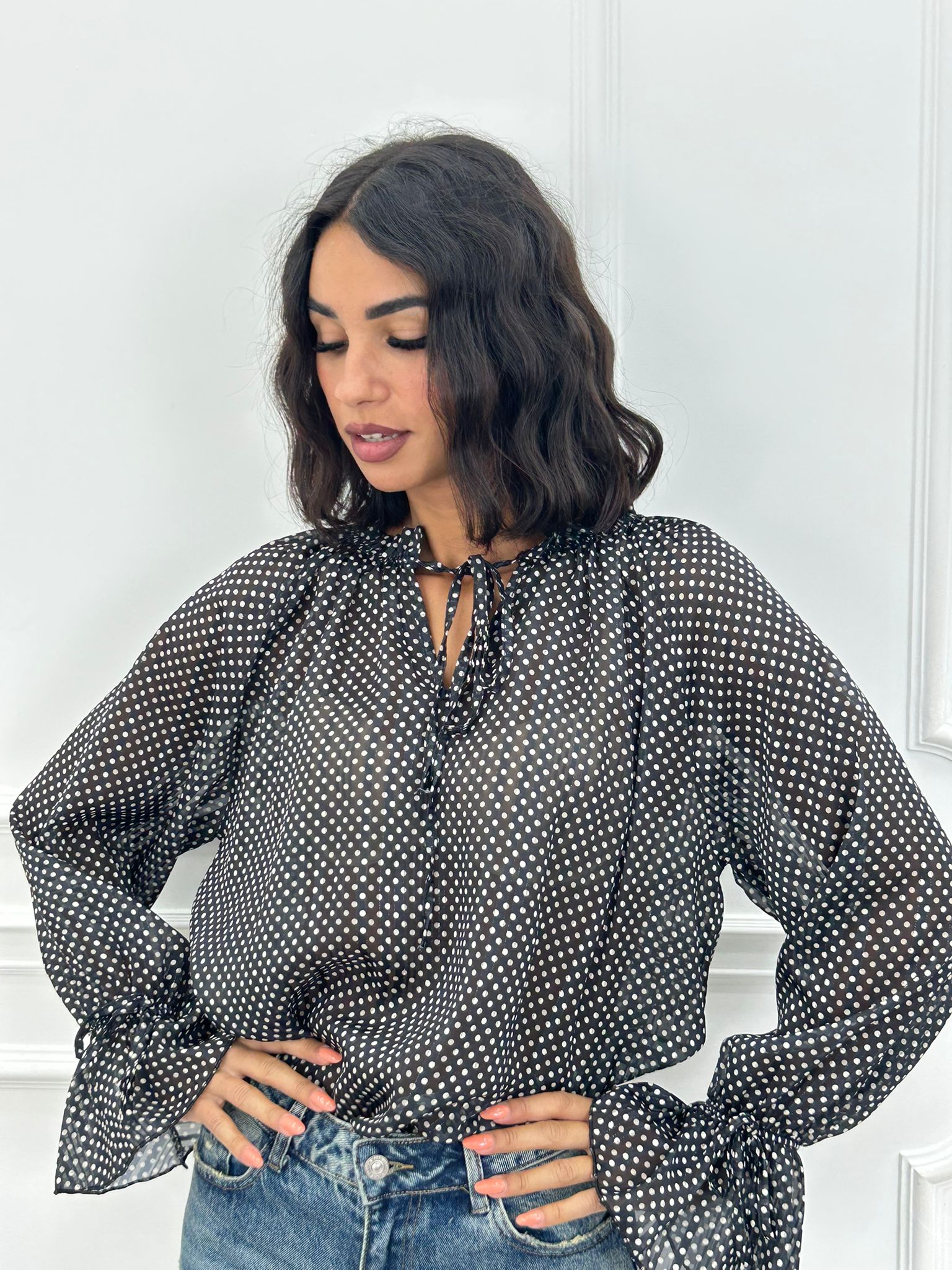 BLUSA LUREX-POIS NEW AI26