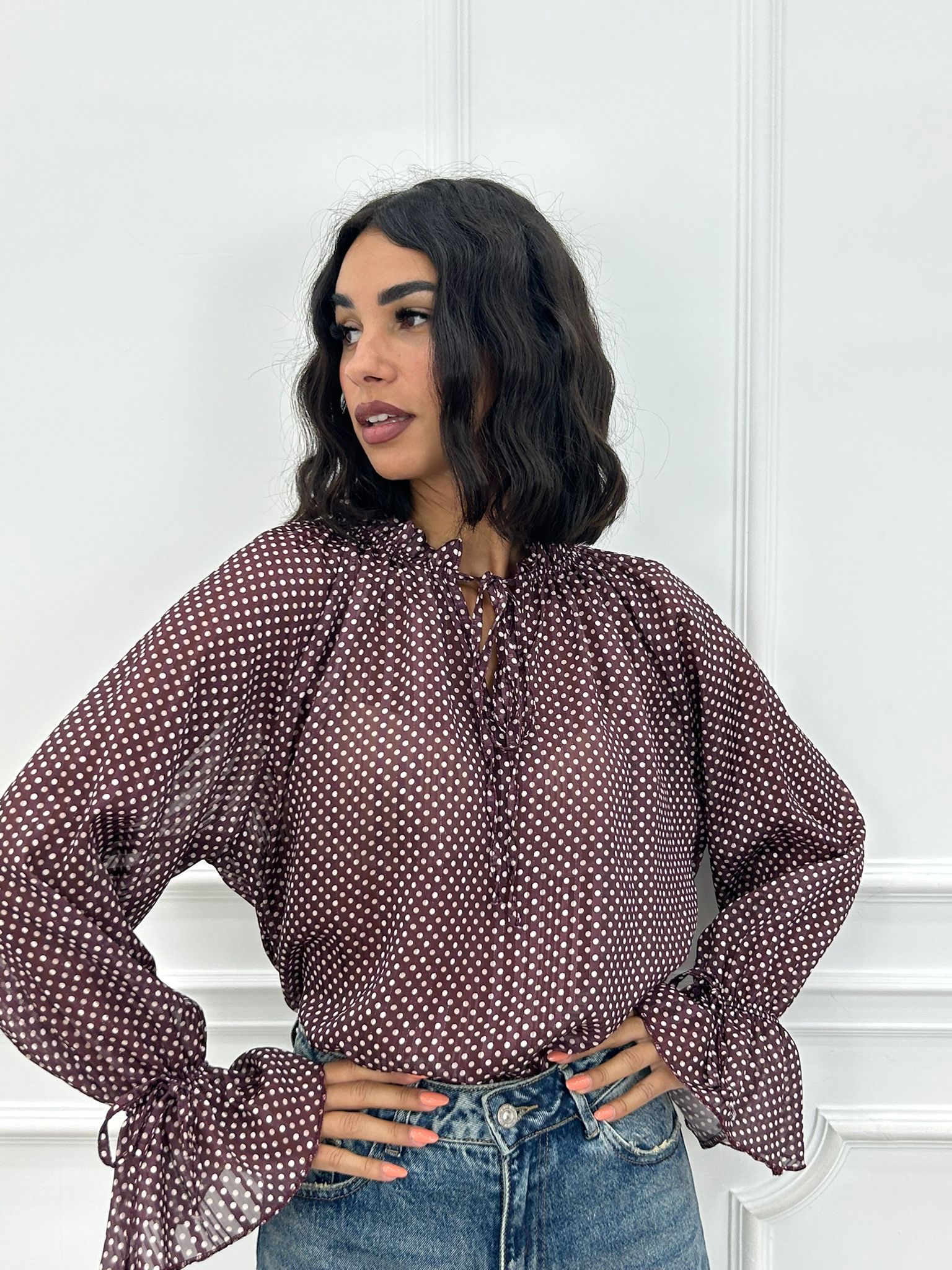 BLUSA LUREX-POIS NEW AI26