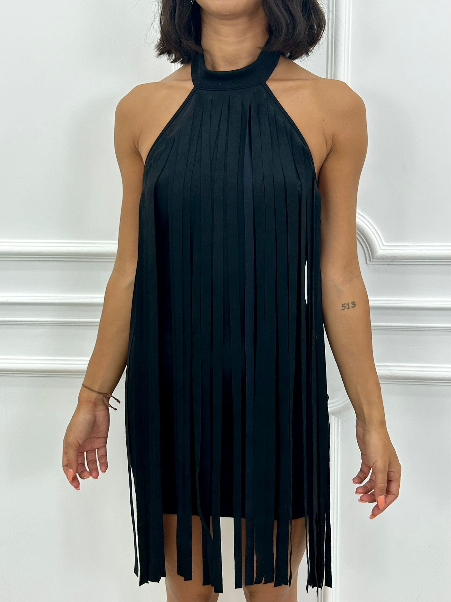 MINI DRESS CON FRANGE NEW AI26
