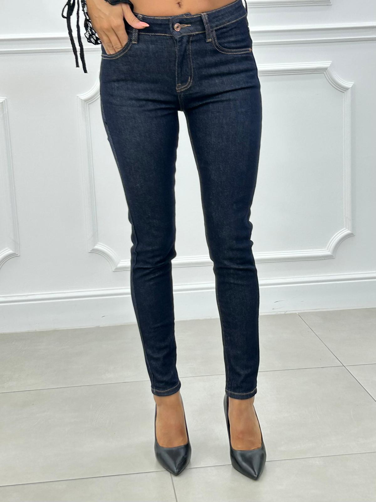 JEANS SKINNY DARK WASH NEW AI26