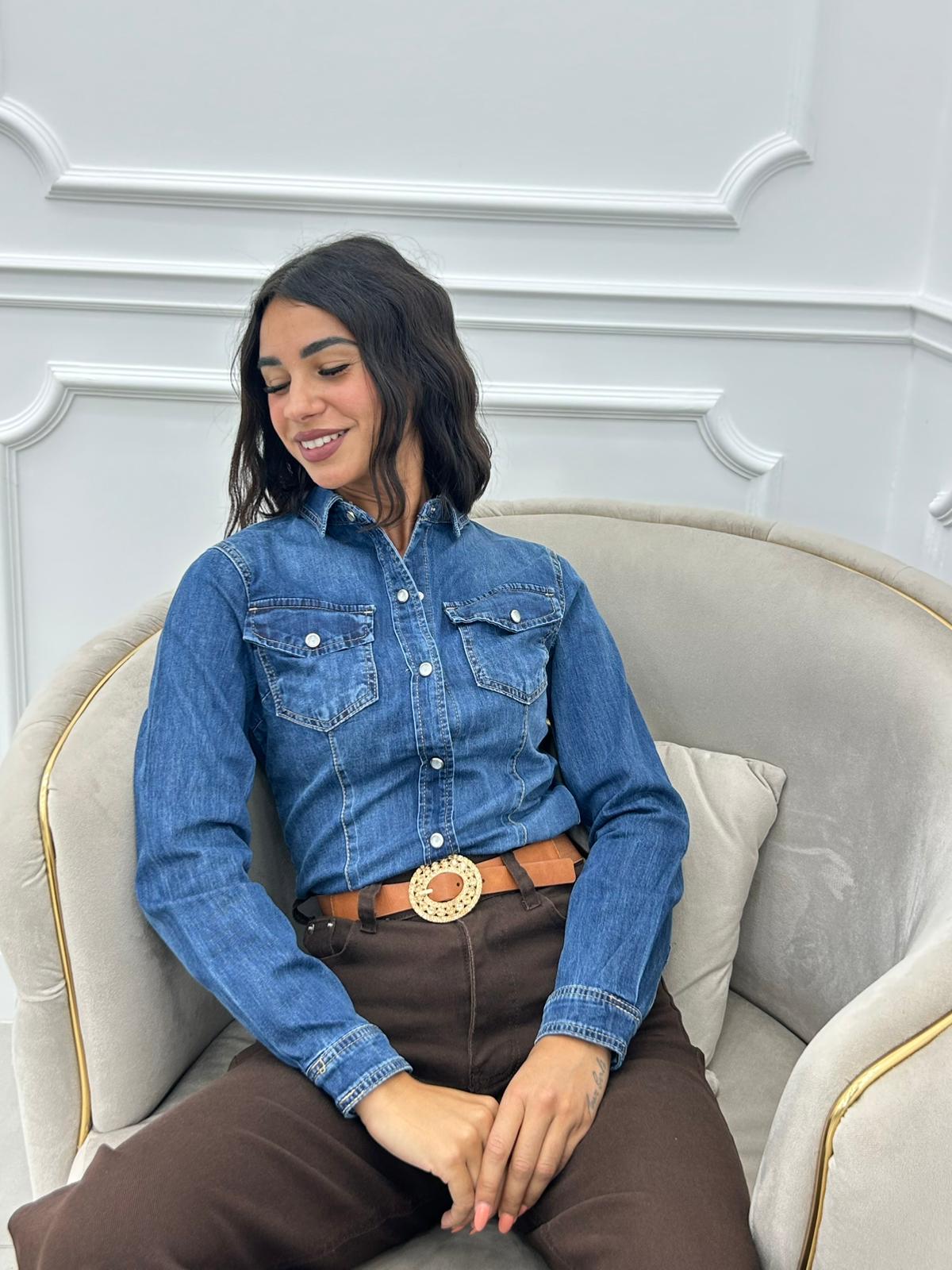 CAMICIA DENIM BASIC NEW AI26