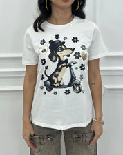 T-SHIRT FUNNY DOG NEW PE/26