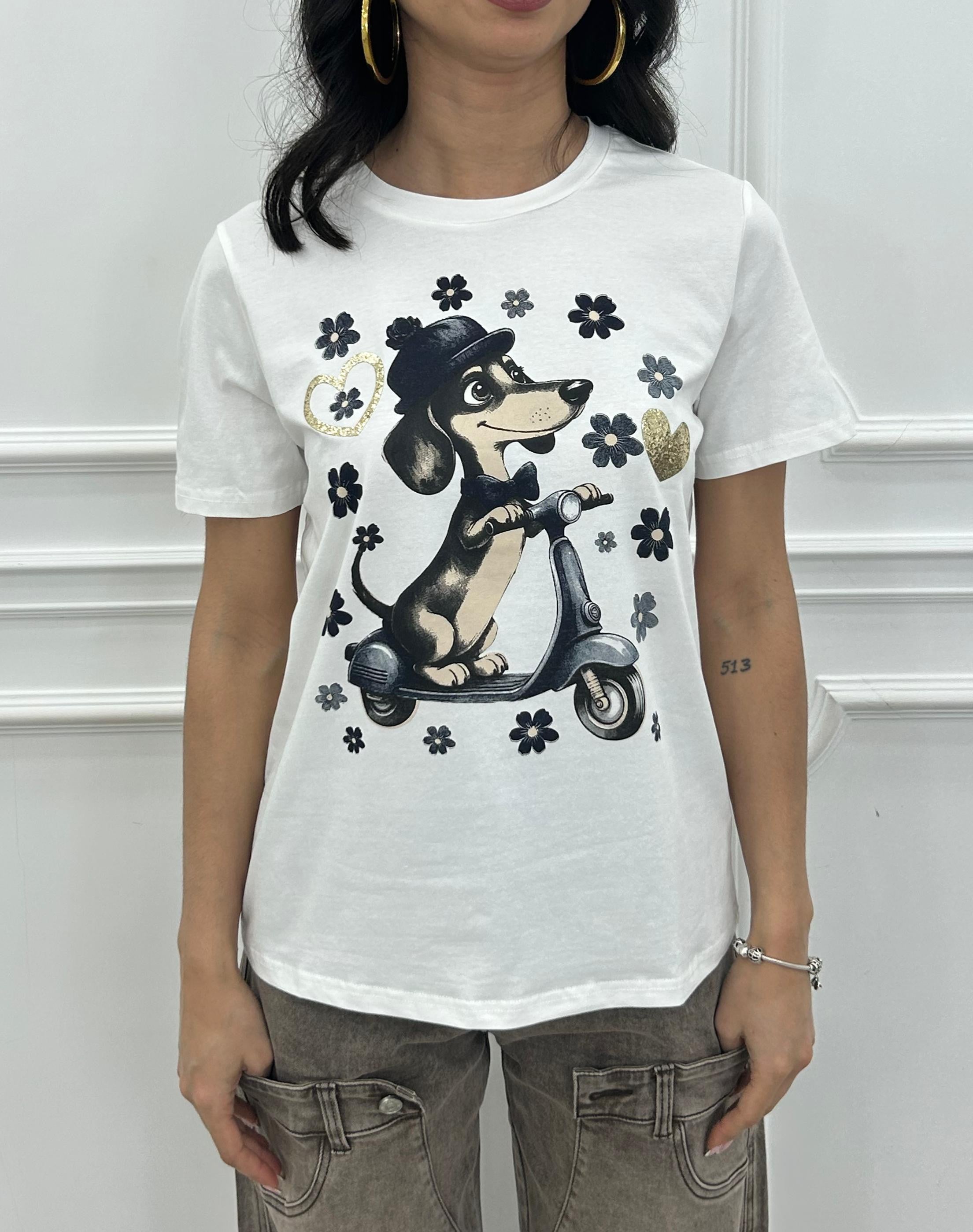 T-SHIRT FUNNY DOG NEW PE/26