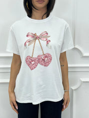 T-SHIRT CHERRY NEW PE/26