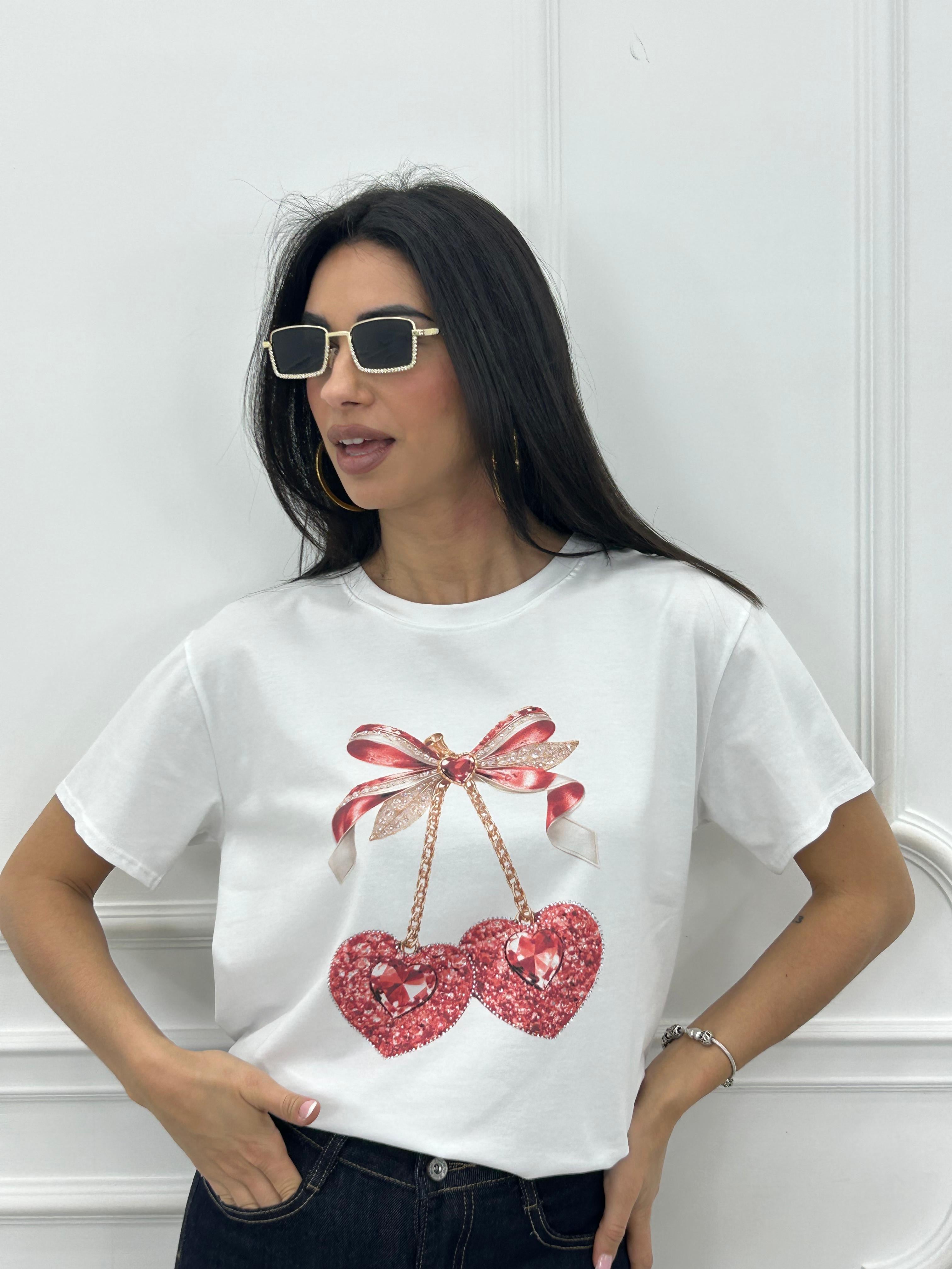 T-SHIRT CHERRY NEW PE/26