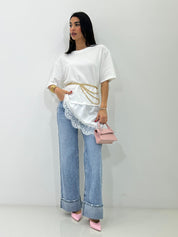 T-SHIRT DELICATE HEM NEW PE/26