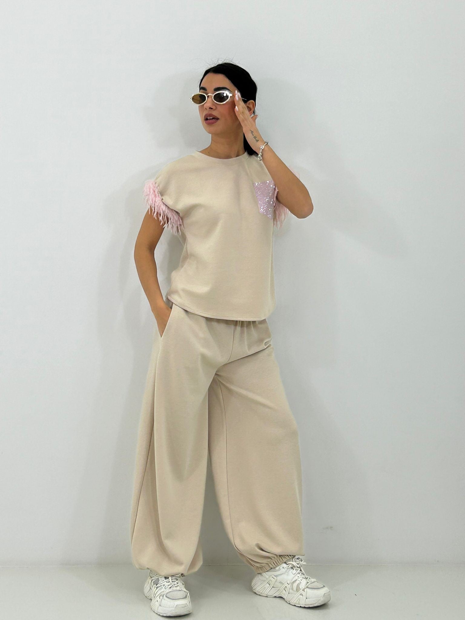 COORDINATO PIUMA GLAM NEW PE/26