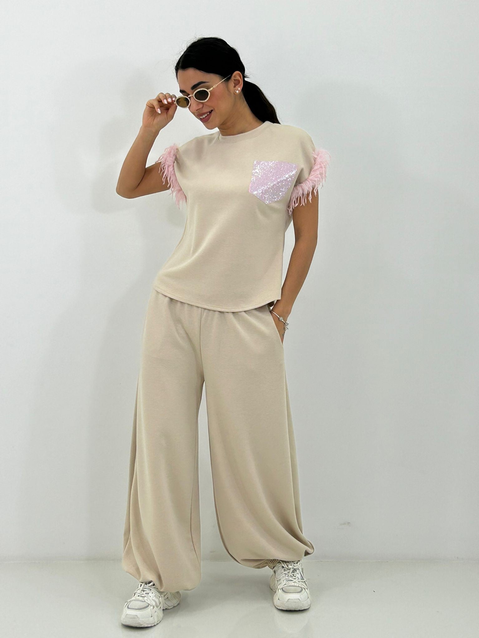 COORDINATO PIUMA GLAM NEW PE/26