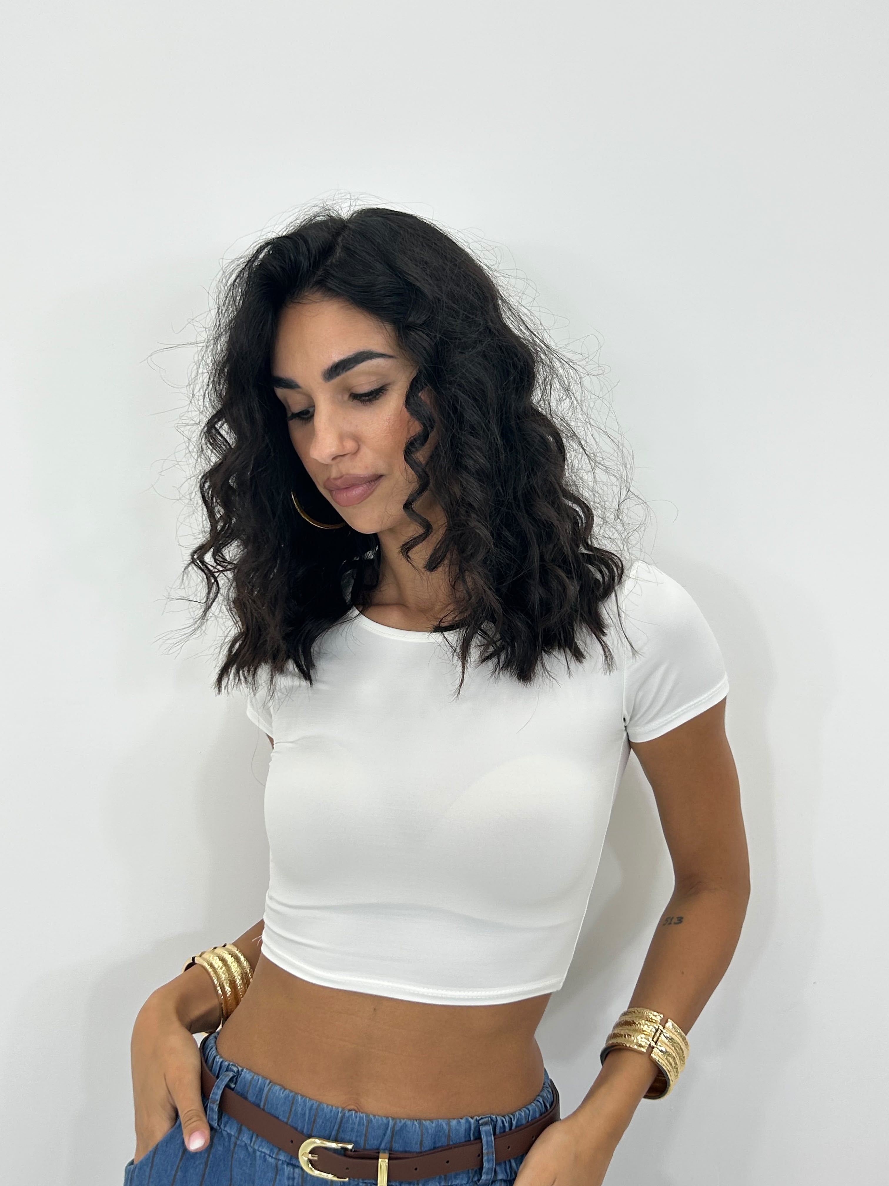 T-SHIRT CROP NEW PE/26