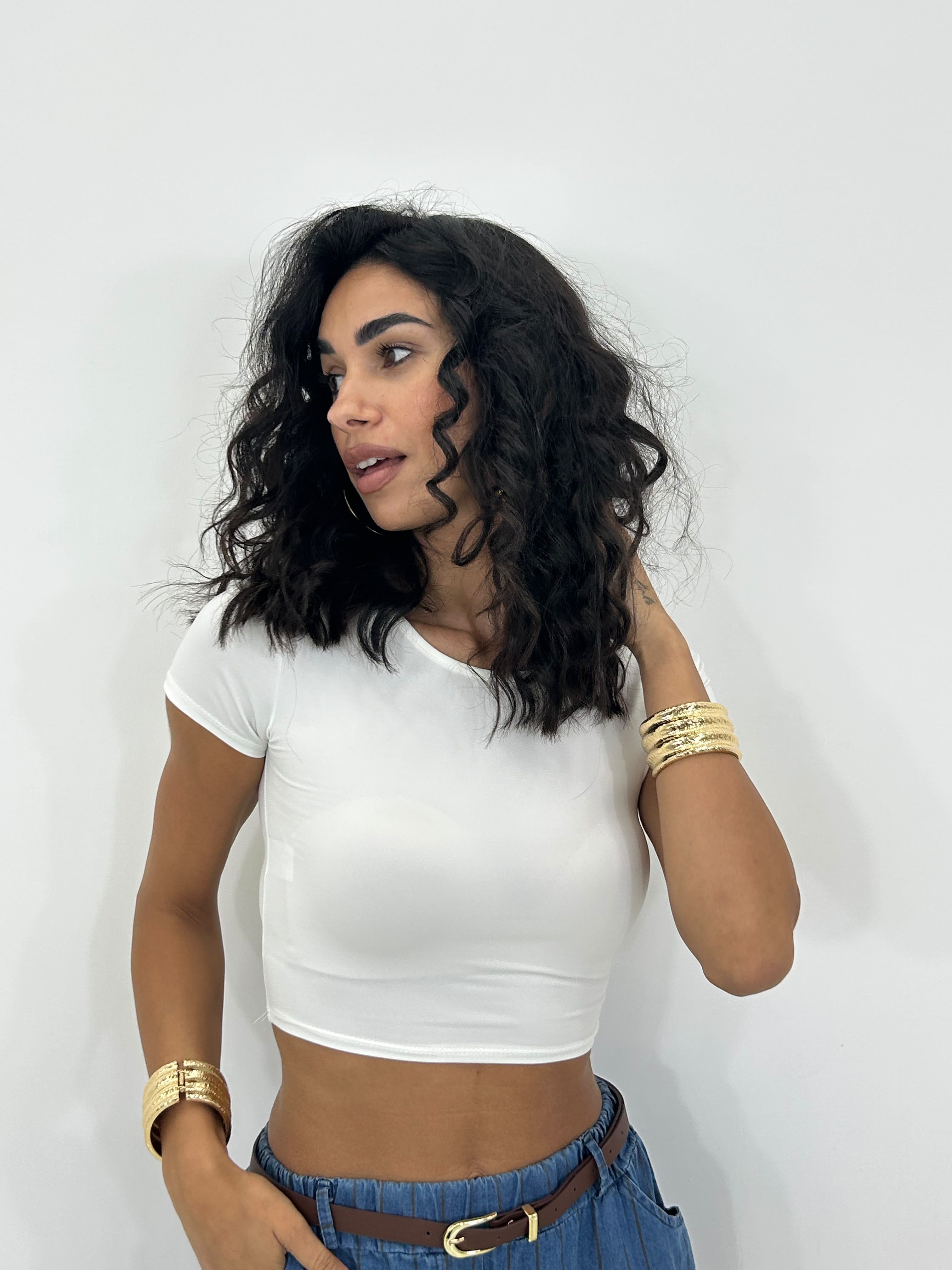 T-SHIRT CROP NEW PE/26